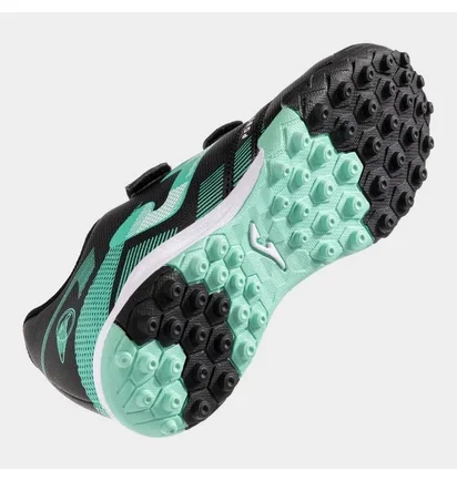 Сороконіжки чоловічі Joma Powerfull Jr Tf Black/Turquoise POJS2501TFV