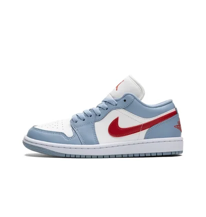 Кроссовки женские Air Jordan 1 Low Light Blue/White DC0774-164