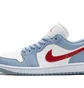 Кроссовки женские Air Jordan 1 Low Light Blue/White DC0774-164