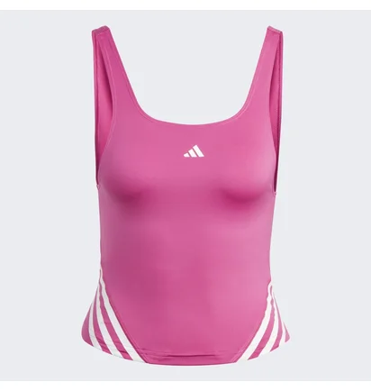Майка жіноча Adidas Train Icons 3-Stripes Tank Top Pink HS2385
