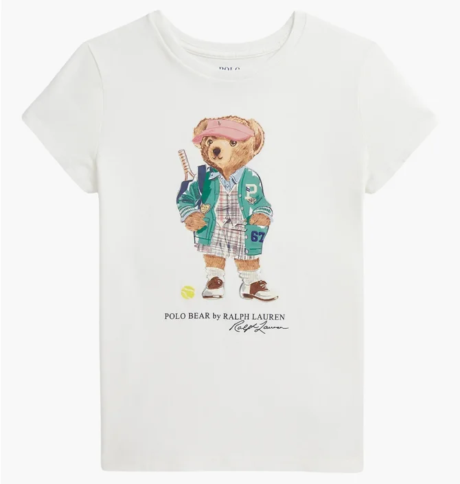 Футболка дитяча Ralph Lauren Polo Bear White 313971122002