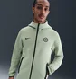 Толстовка мужская Nike Sportswear Tech Fleece Chelsea Fc Olive HJ6424-370