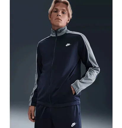 Спортивный костюм мужской Nike M Nk Club Pk Trk Blue/Grey HV1444-451