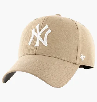 Кепка унісекс 47 brand New York Yankees Beige B-MVP17WBV-KHB