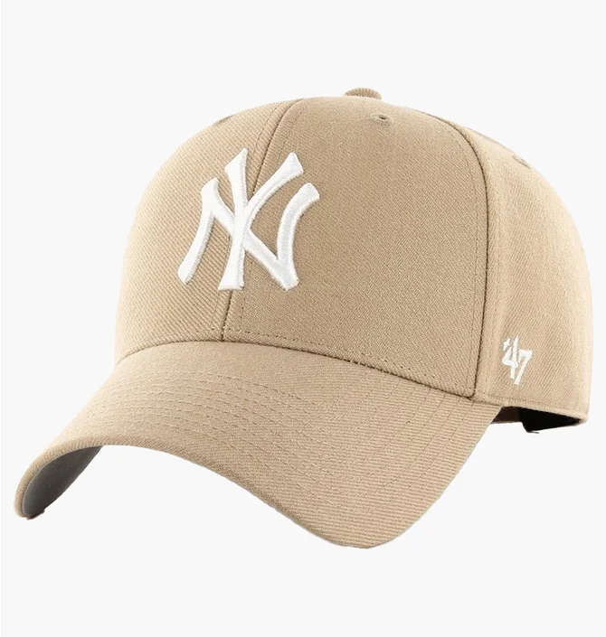 Кепка унисекс 47 brand New York Yankees Beige B-MVP17WBV-KHB