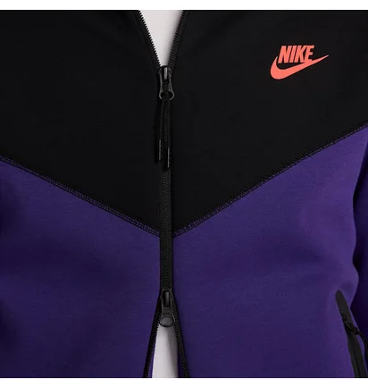 Толстовка мужская Nike Tech Fleece Black/Violet HF4432-504