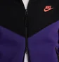 Толстовка мужская Nike Tech Fleece Black/Violet HF4432-504