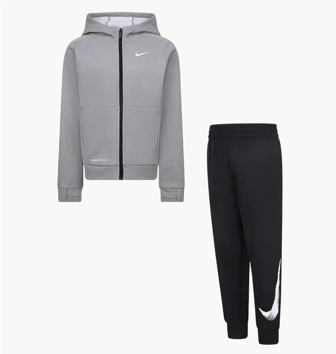 Спортивный костюм детский Nike Tech Fleece Dri-Fit Black/Grey 86L187-023
