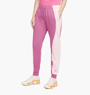 Штани жіночі Nike Nsw Mid-Rise Air Fleece Joggers Pink DV8050-665