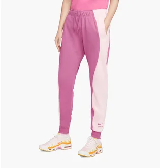 Штани жіночі Nike Nsw Mid-Rise Air Fleece Joggers Pink DV8050-665