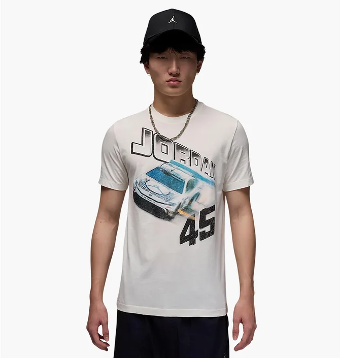 Футболка мужская Nike Brand Car Ss Crew White IB7351-133