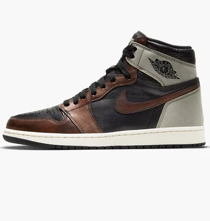 Кроссовки мужские Air Jordan 1 Retro High OG Black/Multi 555088-033