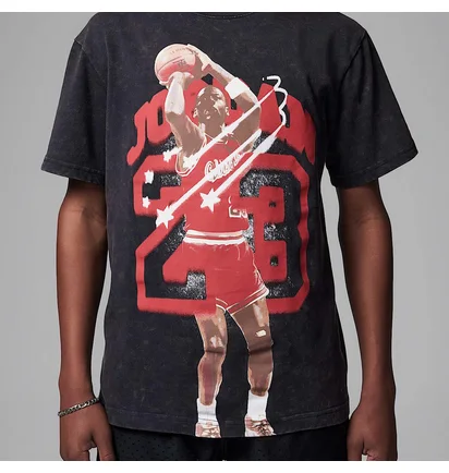Футболка детская Air Jordan Kids 40Th Anniversary T-Shirt Grey IB9272-045