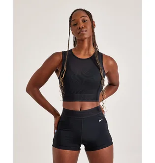 Топ женский Nike Pro Mesh Tank Top Black FN7387-010