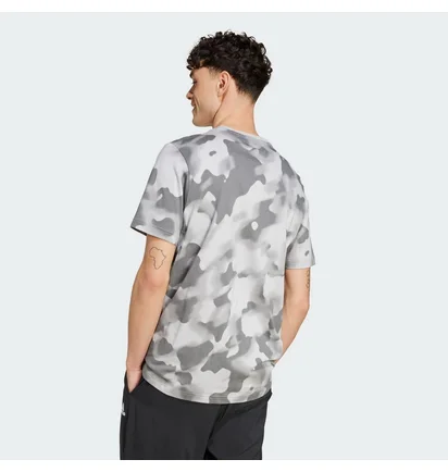 Футболка мужская Adidas Future Icons Badge Of Sport Allover Print Camo/Grey IV5201