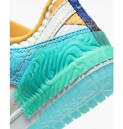 Кросівки жіночі Nike Dunk Low Disrupt X Serena Williams Design Crew Shoes White/Light Blue DX4220-100