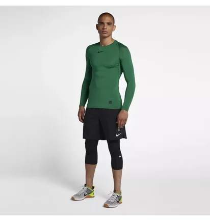 Термобілизна чоловіча Nike Pro Longsleeve Compression Green 838077-302