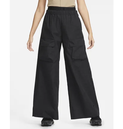 Штаны женские Nike Sportswear Tech Pack High-Waisted Wide-Leg Ripstop Pants Black DV8489-032