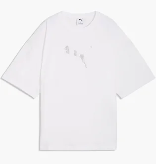Футболка жіноча Puma Ess Graphics Bedazzled White 634566-02