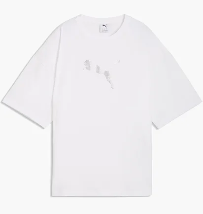 Футболка жіноча Puma Ess Graphics Bedazzled White 634566-02