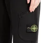Штаны мужские Stone Island Organic Cotton Diagonal Fleece Old Effect Cargo Black 811561141-V0029
