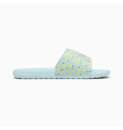 Тапочки дитячі Puma Cool Cat 2.0 Lemon Slides Turquoise 395655-02