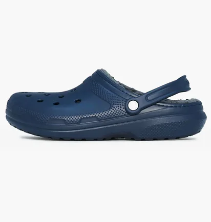 Тапочки унисекс Crocs Classic Lined Clog Blue 203591-459