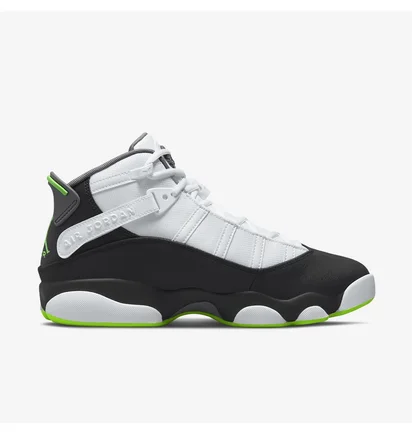 Кроссовки мужские Air Jordan 6 Rings White/Black 322992-130