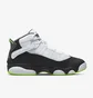 Кроссовки мужские Air Jordan 6 Rings White/Black 322992-130