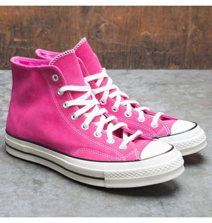 Кеды мужские Converse Suede Chuck 70 Hi Pink 166215C
