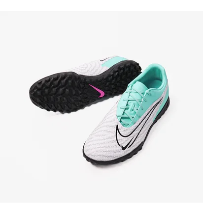 Сороконіжки унісекс Nike Phantom Gx Academy Tf White/Turquoise DD9477-300