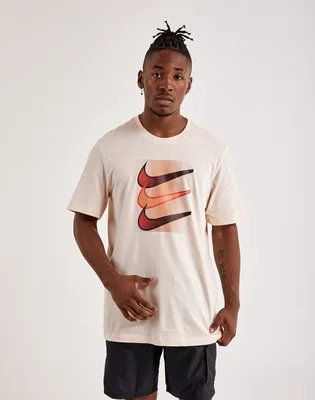 Футболка мужская Nike Swoosh Tee Beige DZ5173-838