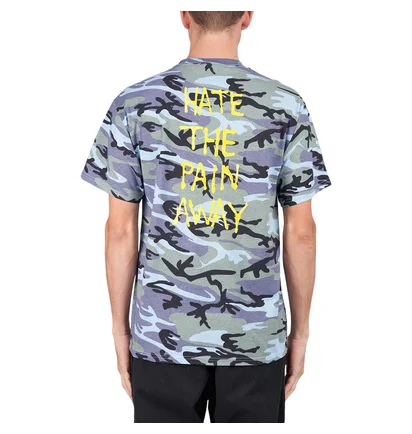 Футболка мужская Fucking Awesome Hate The Pain Away Camo/Grey PN25339