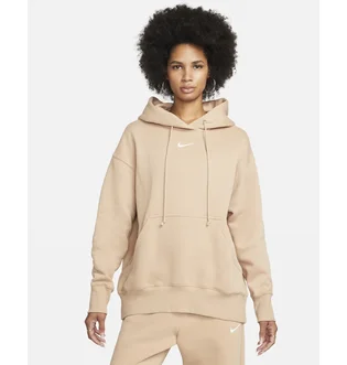 Худи женское Nike W Nsw Style Flc Po Hoodie Os Beige Dq5860-200