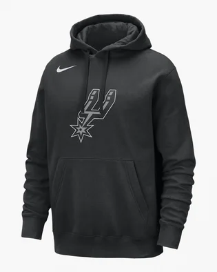 Худи мужское Nike Nba San Antonio Spurs Club Black FB4774-010