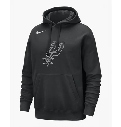 Худи мужское Nike Nba San Antonio Spurs Club Black FB4774-010