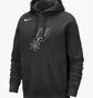 Худи мужское Nike Nba San Antonio Spurs Club Black FB4774-010