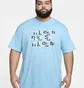 Футболка унисекс Nike Sb Tee Oc Repeat Brd Light Blue FV3494-407