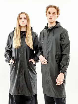 Пальто унісекс Rains Jackets Black 1814-BLACK