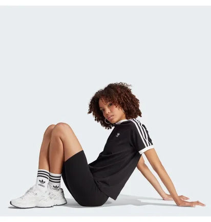 Футболка жіноча Adidas Adicolor Classics 3-Stripes Tee Black IK4049