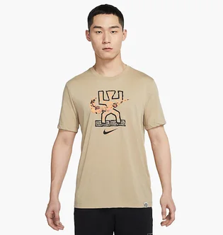 Футболка мужская Nike Dri Fit Just Do It Beige DR7573-250