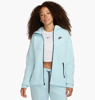Толстовка жіноча Nike Sportswear Tech Fleece Windrunner Full-Zip Hoodie Light Blue FB8338-474