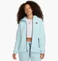 Толстовка женская Nike Sportswear Tech Fleece Windrunner Full-Zip Hoodie Light Blue FB8338-474