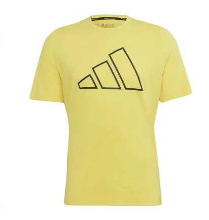 Футболка чоловіча Adidas Ti 3Bar Tee Yellow HK9530