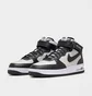 Кроссовки мужские Nike X Stüssy Air Force 1 07 Mid Casual Shoes Black/Grey DJ7840-002