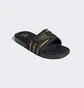 Тапочки унисекс Adidas Adissage Slides Black/Yellow Eg6517