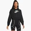 Худи женское Nike Sportswear Club Fleece WomenS Oversized Crop Graphic Hoodie Black DQ5850-010