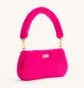 Сумка женская JW PEI Eva Faux Fur Fabric Shoulder Bag Pink BB2023BG70116JWP