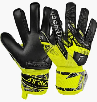 Перчатки вратарские детские Reusch Attrakt Silver Junior Yellow 5572215-2025