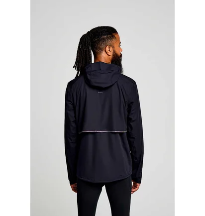 Вітровка чоловіча Saucony Hurricane Waterproof Jacket Black SAM800360-BK
